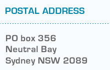 PO box 356 Neutral Bay Sydney NSW 2089
